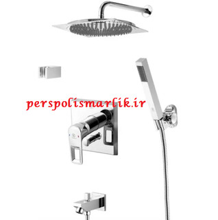 شیر دوش توکار قهرمان مدل رویال کروم