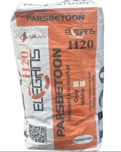 چسب پودری پرسلان پارس بتن H20 ( الیاف دار)