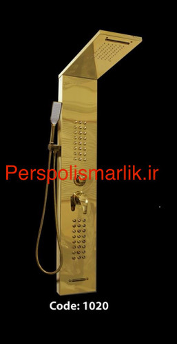 پنل دوش طلایی براق مدل ۱۰۲۰