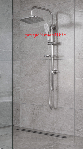 علم دوش حمام آترین کروم رسوبگیر اتومات