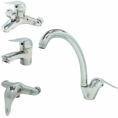 ست 4 تکه شیرآلات اهرمی سپاهان